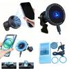 Universal 25W 15W Magnetic Wireless Car Charger Magnetic Air Vent Mount Holder for Rough Road Trips Featuring One-H Operation