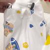 Cat Clothes Recovery Suit, Soft Cotton Clothing, Cute Cartoon Print Four-Leg Clothes, Lightweight Wear After Surgery Apparel for Female Male