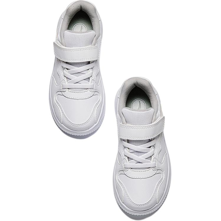 Anta Comfortable Versatile Casual Non-Slip Wear-Resistant Low-Top Kids Skate Shoes Kids Sneakers White 332519933S-2