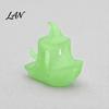 Decorative Ghost Ship 3D Printed Halloween Boat Figurine, Spooky Pumpkin Festive Holiday Decorations Statue for Party Tabletop Home Decor Realistic