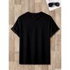 European Size Men's Graphic T Shirts Oversized Retro Print Bold Red Heart Design Streetwear Style Breathable Lightweight | Men's Casual Top