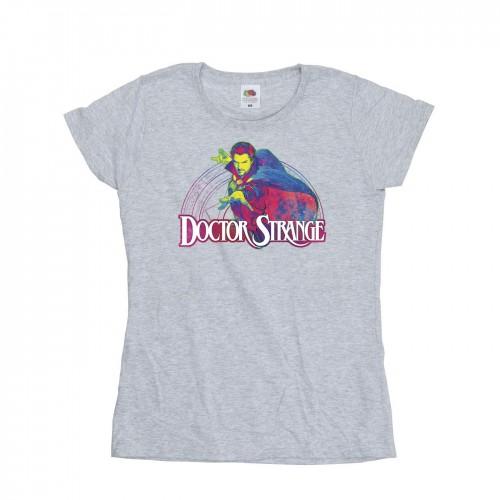 

Marvel Womens/Ladies Doctor Strange Pyschedelic Cotton T-Shirt XXL білий