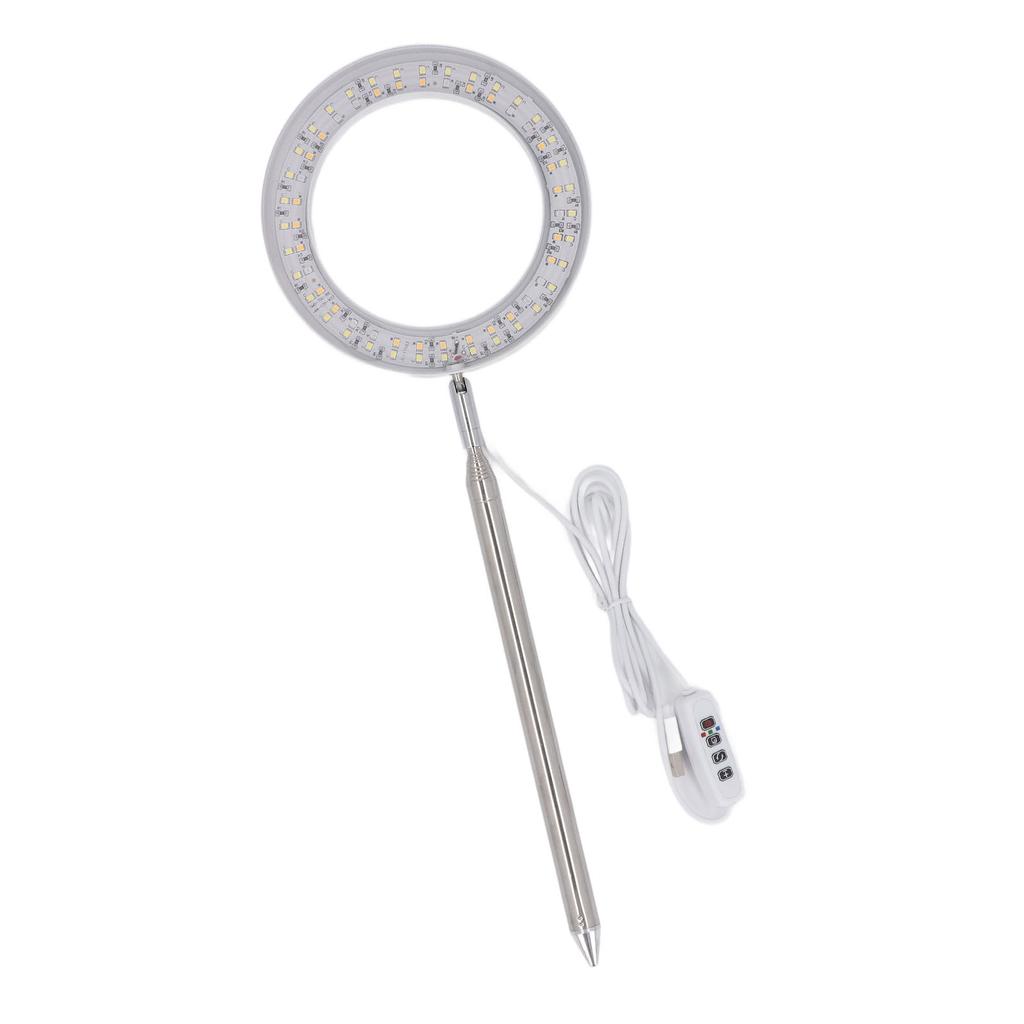 6inch Grow Light Full Spectrum Plant Light 26.5-165cm Adjustable Height Timing and Dimming Growing