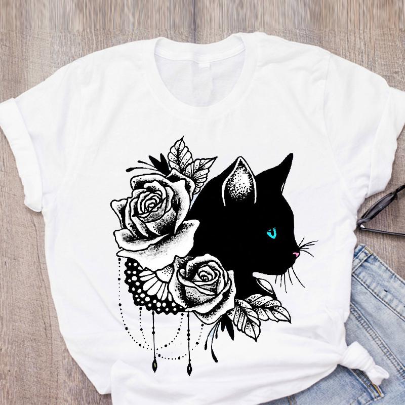 Dog Mom Letters Pet Flower Fashion Printed Women T-Shirts New Summer Top Femme Tshirt Harajuku O-Neck Casual Tee Ladies Clothing