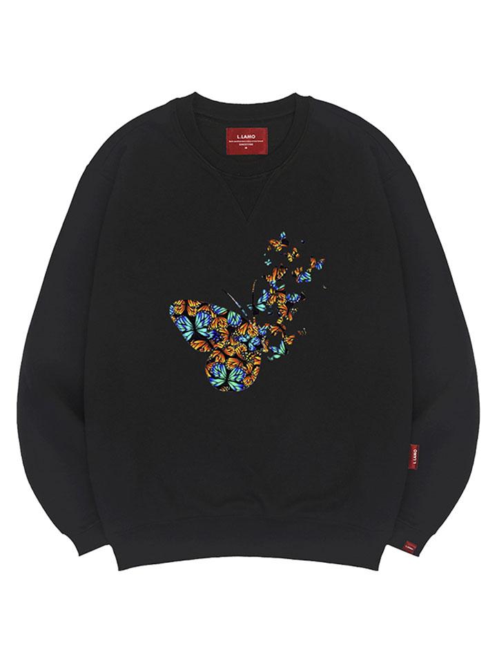 Ellamo Butterfly Sweatshirt Unisex Plus Size S~4Xl (Type B)