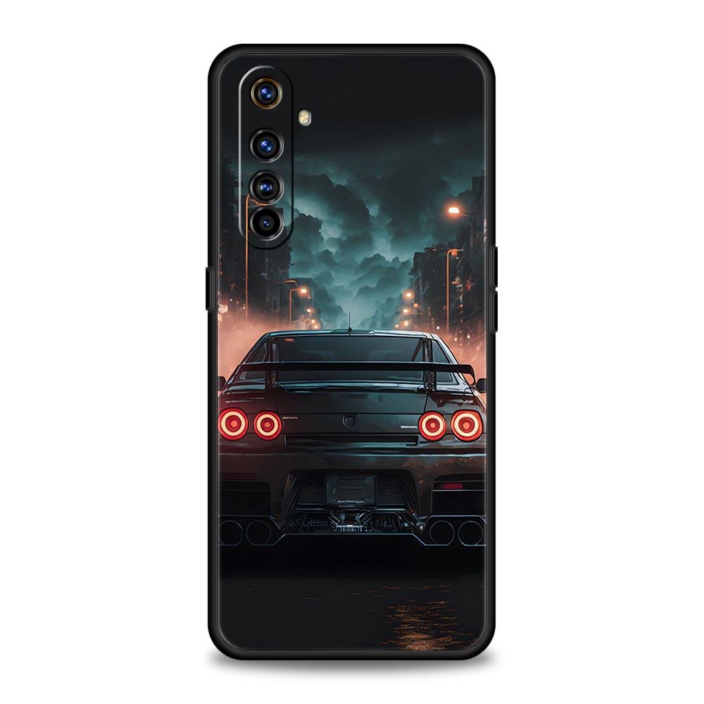 For Realme 10 9 8 5G 7 6 GT2 Pro Plus 9i 8i C21 C11 C25 C35 Sports Car JDM Tokyo Drift Phone Case For Realme GT Neo 2 3 3T Cover