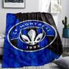 1Pc CF Montreal Print Flannel Blanket High Quality Warm Comfortable Cover for All Seasons Perfect for Gifts Home Decor