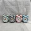 3-inch Metal Drum-shaped Macaron Color Small Daisy Ringing Alarm Clock Student and Children's Desktop Decoration