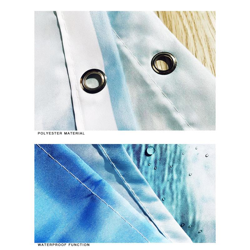 4 Pcs Valentine's Day Shower Curtain Sets With Rug, Toilet Lid, Non-Sli