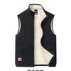 Lamb Velvet Vest Men's Thickened Double-sided Velvet Polar Fleece Warm Winter Vest Jacket