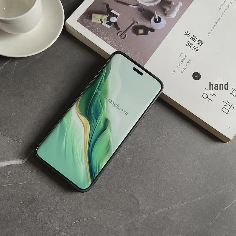 Honor Magic6 Pro Luxury Leather Anti-Fall Protective Case – Simple, Sleek, and Professional.