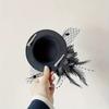 Exquisiter Vintage Fascinator Hut Elegante Braut Kopfschmuck Maskenball Kopfschmuck Bühnenauftritt