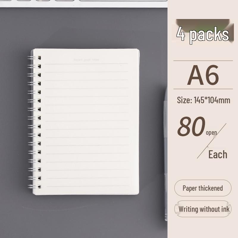 Student Notebook Set: A5 & B5 Thick Ruled Notebooks with Pocket Notepad