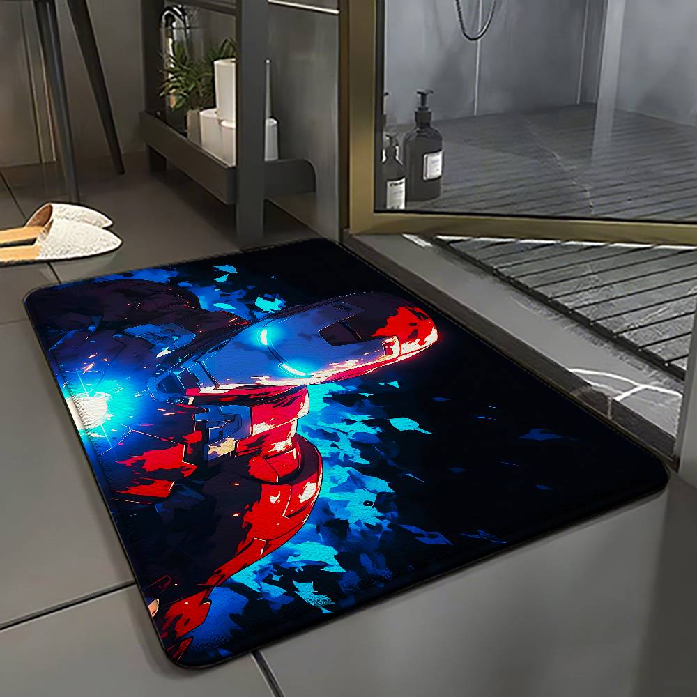 Classic-I-iron ManS Cool Carpet Bathroom Anti-slip Mat Door Mat Home Decoration Mat Entrance Door Mat Scratch-resistant Door Mat