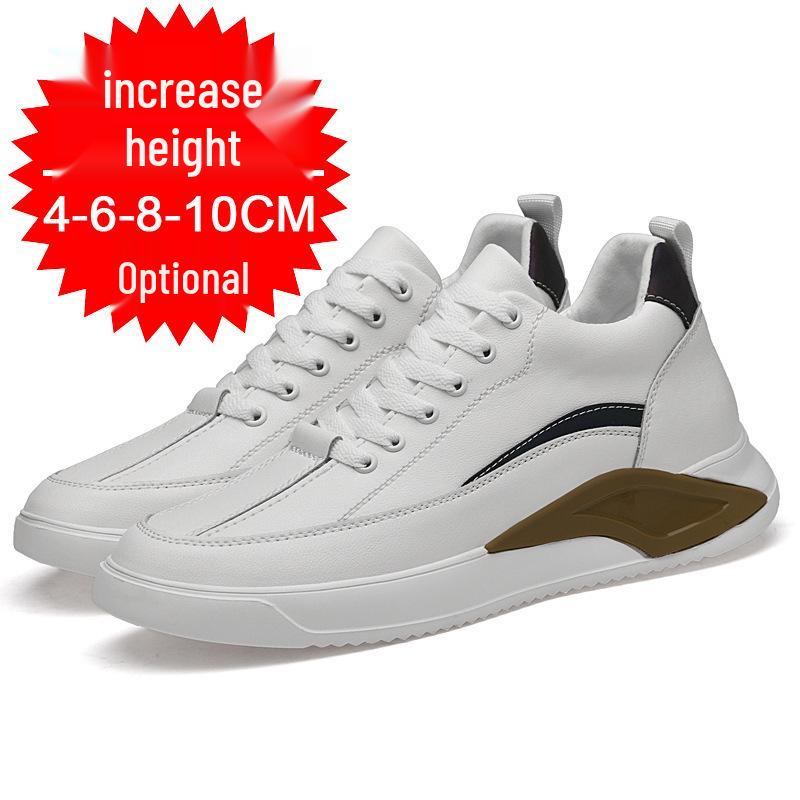 Autumn Men's Invisible Height Increasing Shoes - Sports & Casual Styles: 6cm, 8cm, 10cm