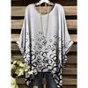 Summer Fashion New Large Round Neck Irregular Pattern Print