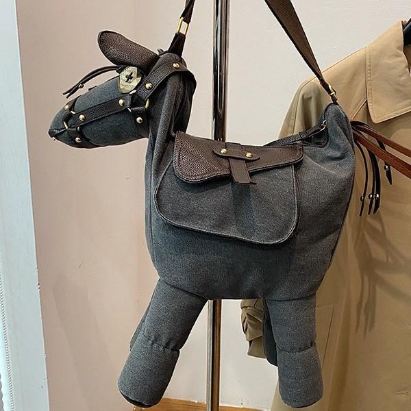 New Special-shaped Bag 2025 Spring New Limited Pony Shoulder Messenger Bag Personalized Fashion Cartoon Donkey Bag