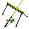 8 Holes Fishing Rod Holder Bracket Telescopic Ground Plug Holder Fishing Rod Rest Head Bracket Easy To Install