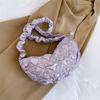 Large capacity bag women's 2025 new summer niche design shoulder messenger bag fashion casual underarm dumpling bag