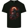 Skull Biker Motorcycle Motorbike Grim Reaper 6 Kids T-Shirt Childrens