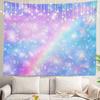 Northern Lights Wall Tapestry,View Over A Lake Green Storm Cloud Sky Wall Hanging Large Tapestry Decoration Polyester Fiber