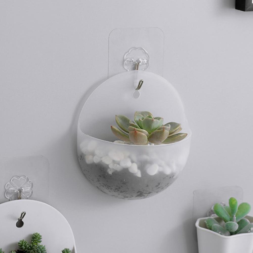 Flower Pots Plant Vase Organizer Pots Storage Transparent