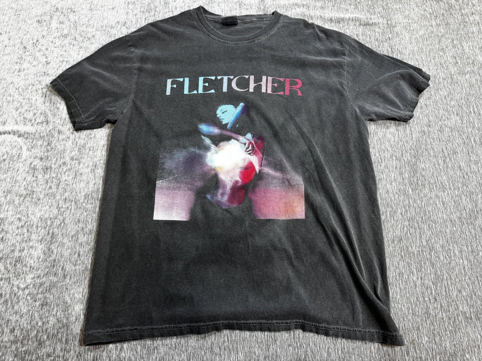 Fletcher Shirt Adult XL Gray Girl Of My Dreams Tour Tee Band Music 9 Unisex T-Shirt XXXXL