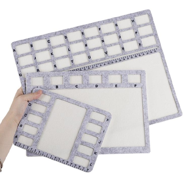 Professional Beading Workstation For Efficient Portable Craft Organization Bead Layout Board Jewelry Making Tray
