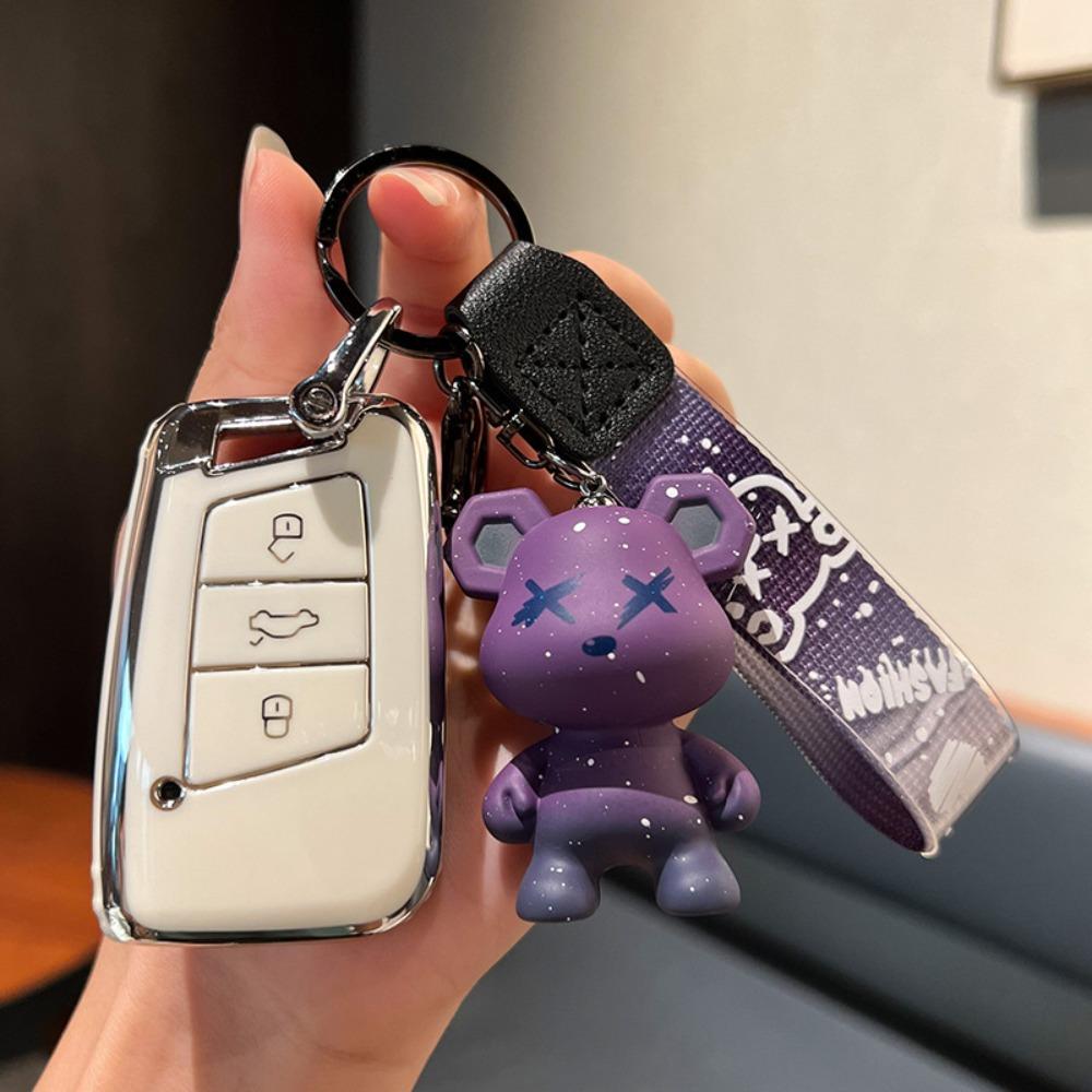 Durable for VW Key Holder for Golf Polo Passat Tiguan Lavida Bora Sagitar Troc Tuyue Lamando Protective Cover