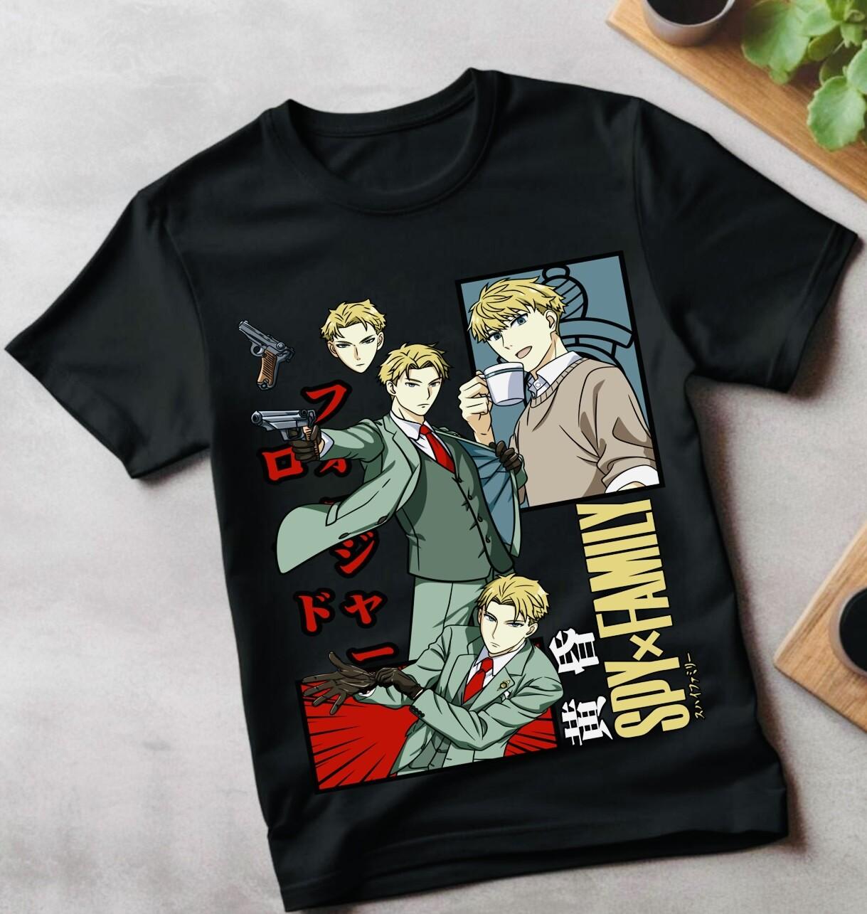 Spy x Family T-Shirt Mens Womens Tees Top Anime,Loid,Yor,Anya,Bond,Forger,Funny Shirt Tshirt All Size 4XL