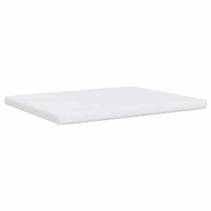 VidaXL Matelas en mousse blanc 180x210 cm 7 zones dureté 20 ILD,matelas de lit,matelas de lit de jour,matelas en mousse 4016652