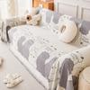 Cartoon Alpaca Double-Sided Sofa Cover Towel Chenille Non-Slip Sofa Cover Universal Cover Thickened Universal Sofa Towel Seat Cushions