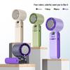 T15S Handheld Ice Pack Fan: USB High-Speed, Foldable, Neck-Hanging Turbine Fan