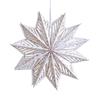 Durable Paper 3D Snowflake Ornament Waterproof Wrinkles Resistant for Christmas Tree Ceiling Window Decoration
