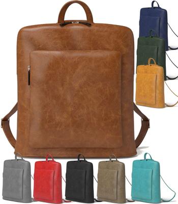 Mochila Feminina Vegana Elegante de Couro Sintético para Qualquer Ocasião