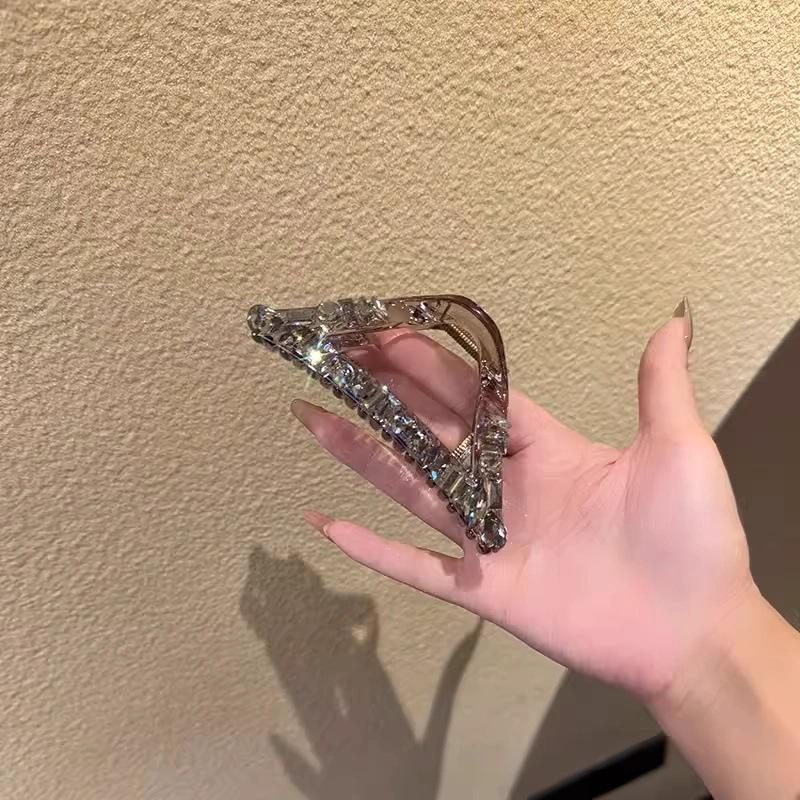 

Изысканная заколка для волос со стразами: Элегантный корейский зажим для женщин