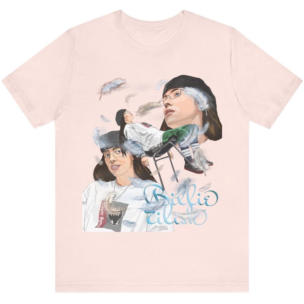 Billie Eilish BIRDS OF A FEATHER Graphic Popular T Shirt Cotton Y2k Unisexs Clothing Womens Sumemr New TShirt Fans Gift