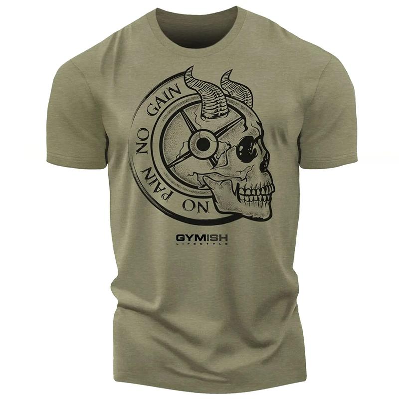 

2024 Мужская футболка Летние топы с короткими рукавами Футболка с буквенным принтом 3d Футболка Модная О-образная горловина Оверсайз Одежда Мужская Фитнес Мужская одежда XXXL