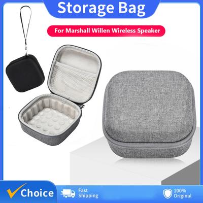 Waterproof EVA Carrying Case For Marshall Willen Lightweight Mini Portable Retro Speaker Storage Bag Handbag W/ Hand Rope Pouch