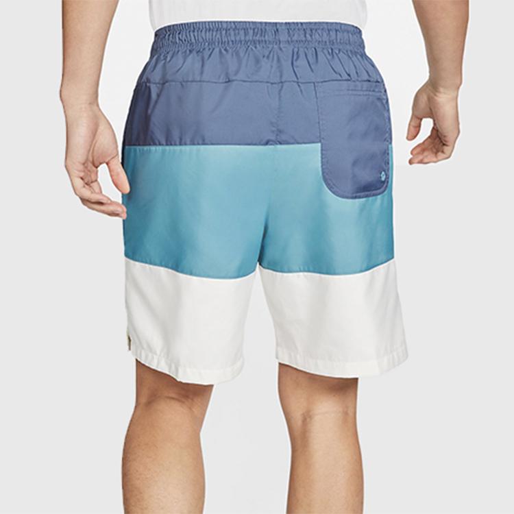 Nike Sportswear City Edition Americana Retro Multi-Color Woven Breathable Casual Shorts Men Bottoms Blue White CJ4488-491