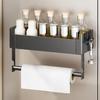 Punch Free Refrigerator Magnetic Shelf Carbon Steel Cling Film Storage Rack  Washing Machine