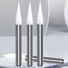 10pcs TungstenSteel Engraving Tools Bits 0.1mm Tip 1/8" Shank for Woodworking SharpCutting Router RotaryTool