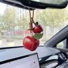 Hanger Leather Keychain Pear Bag Pendant Trendy Fruit Pendant  Car Accessory