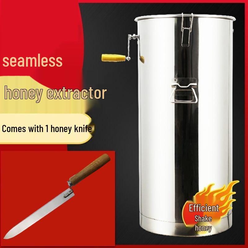 Thickened Stainless Steel Honey Extractor & Spinner Set for Beekeeping