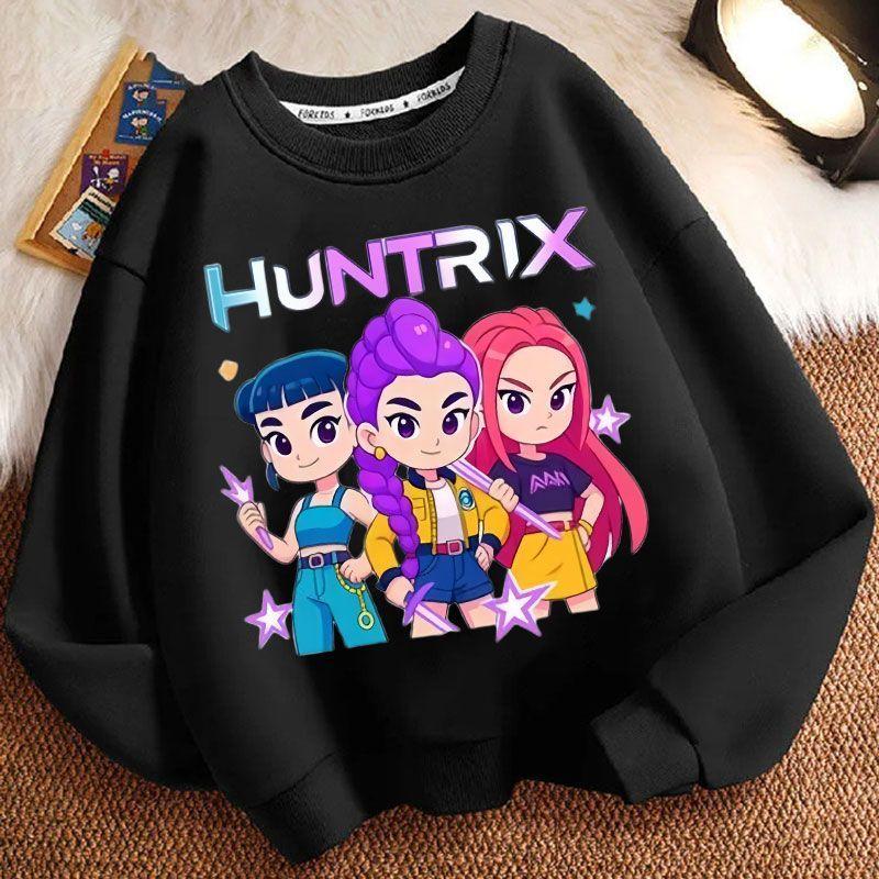 Children's Fashion Sweatshirts for Spring and Autumn, Long-sleeved Casual Sweatshirts for Boys and Girls
