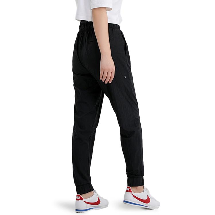 Nike Pantalones de ocio Air Woven para mujer, color negro CU3064-010
