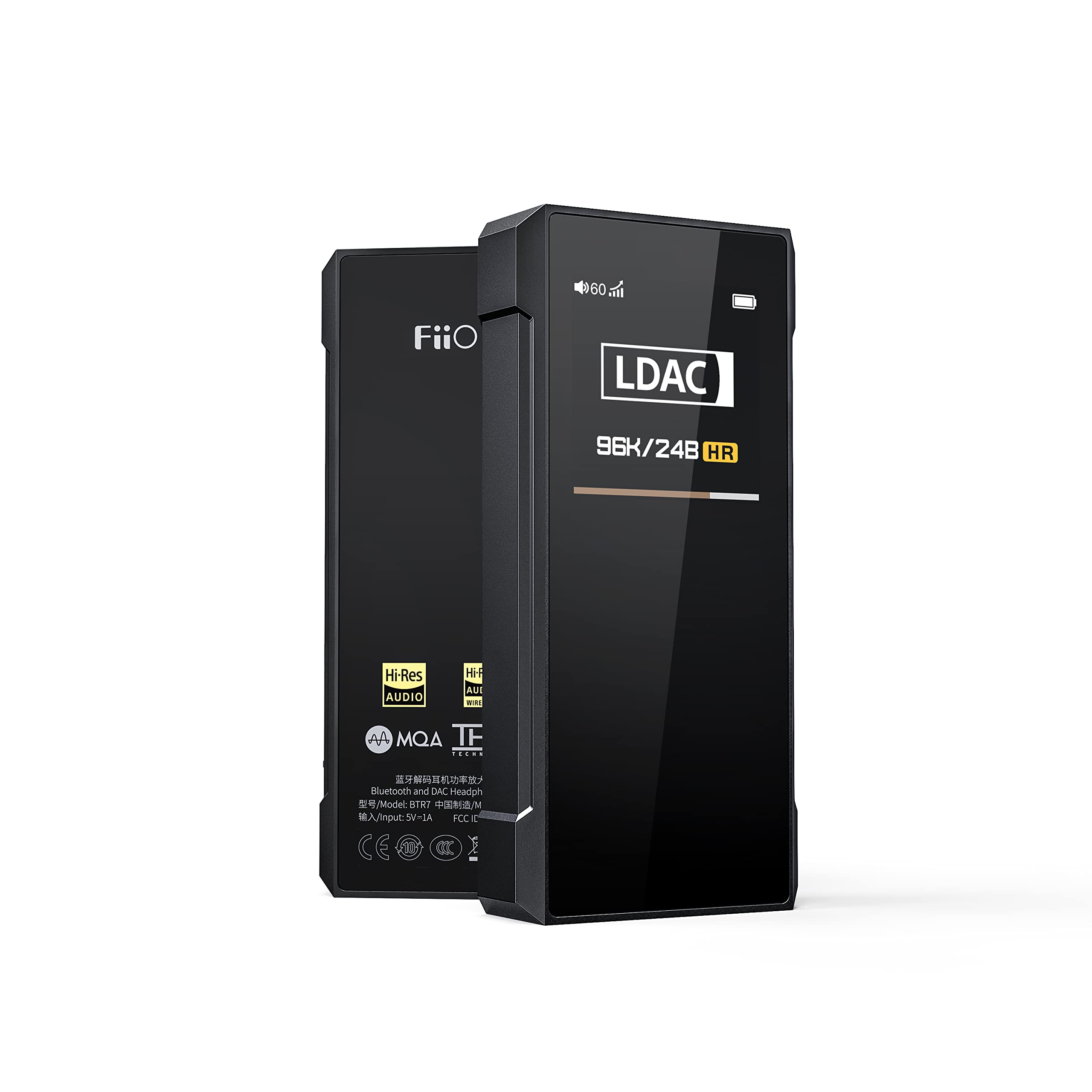 

FiiO BTR7 Bluetooth Serial number Receiver USB DAC Left and right independent configuration LDAC bluetooth [Japan / included] 4.4mm 3.5mm 5.1 чорний
