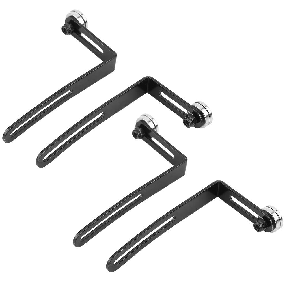 4Pcs Car Shell Body Mount L Bracket With Magnet for Axial SCX10 1 10 Scale RC Crawler