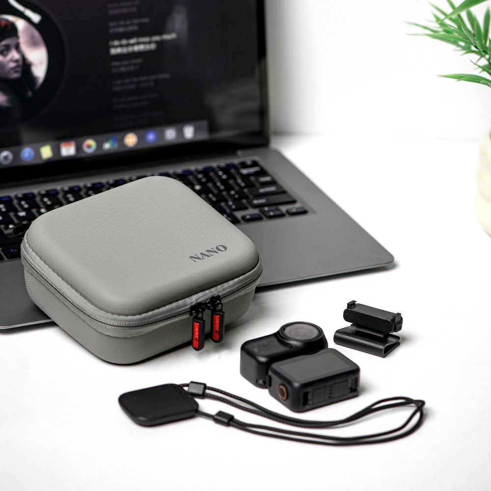 PU Camera Storage Bag with Wristband Handbag for DJI Osmo Nano Standard Version Camera Accessories