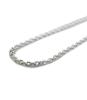 [dredline] 1.3mm60cm CL35 Figaro Chain Silver Necklace for Women and Men, Pendant Chain, Silver 925, Silver Accessory (60cm, CL35, 1.3mm width)